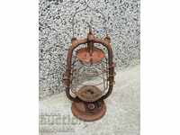 Old German lantern, lamp, German spotlight lamp