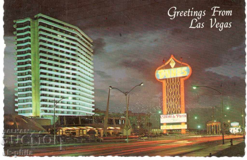 Old card - Las Vegas, Hotels