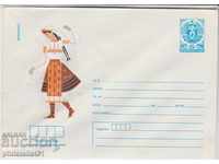 Plic de poștă marcat cu NOSI VIDIN 2233 din 1984
