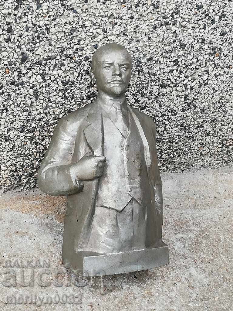 Алуминиев бюст на Ленин, фигура, пластика, статуетка