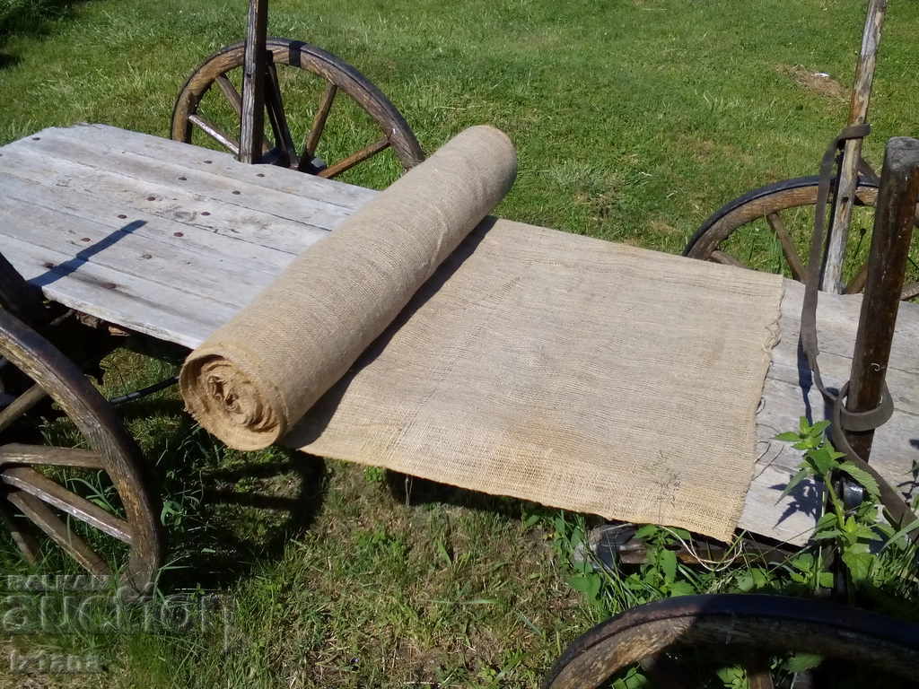 Old hemp cloth, cloth, skein with price 170.00 BGN | € 86.92 Old hemp cloth, cloth, skein with price 170.00 BGN | € 86.92