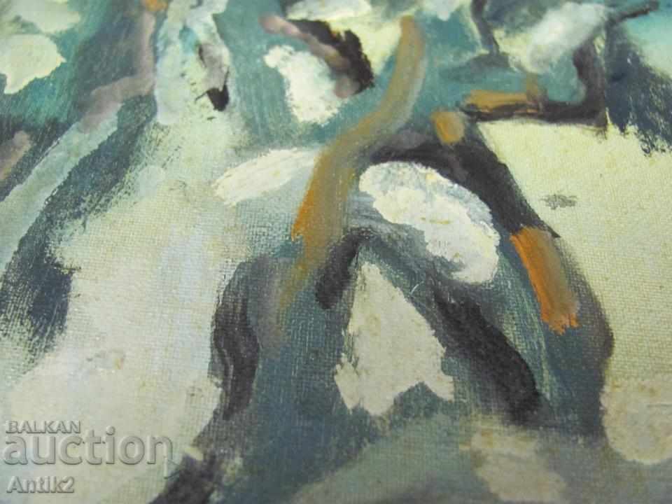 Delivery of The 90th Original Picture Winter Landscape Oil on canvas