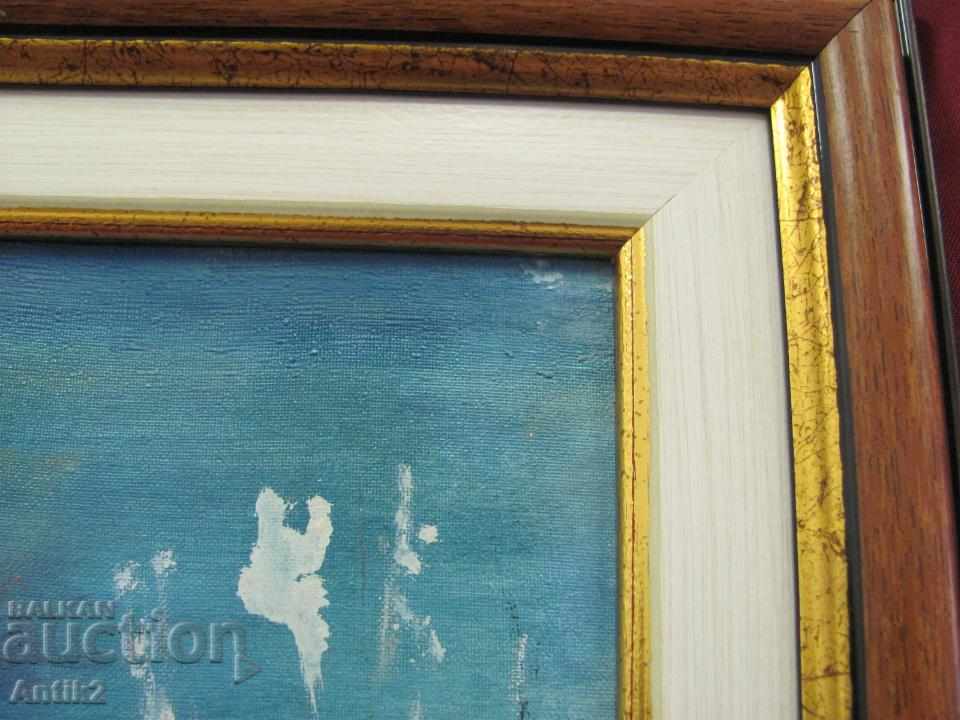 The 90th Original Picture Winter Landscape Oil on canvas - 7