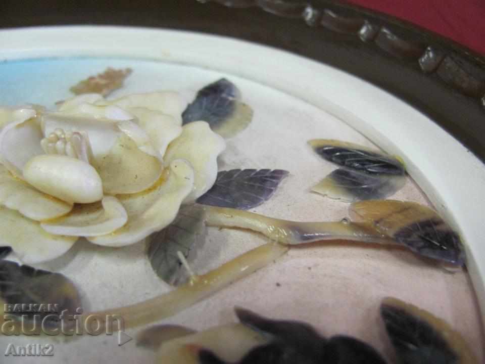 1985 Hand-made Painting, Seashells and Mother-of-Pearl - 7