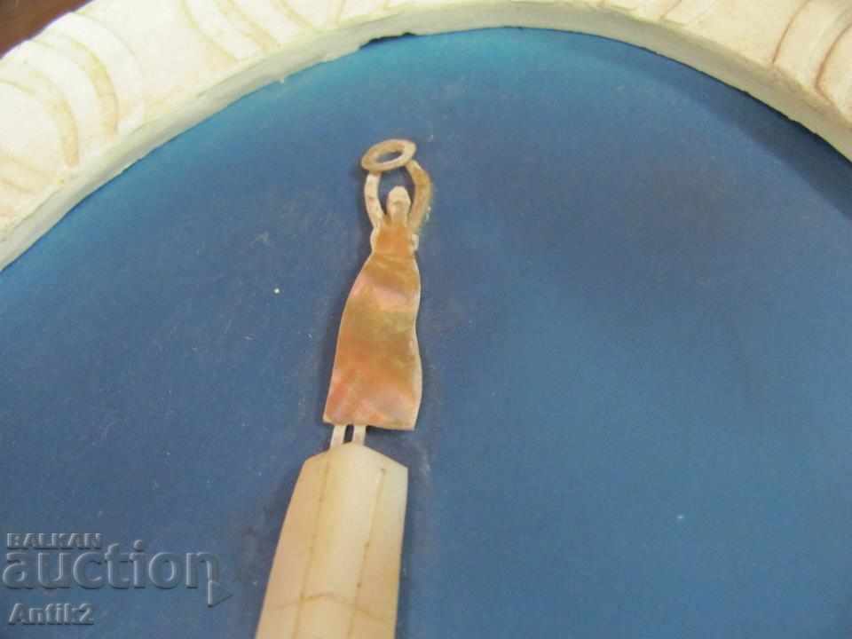 1985 Painting, seashells and mother of pearl D.P.R.K - 5 1985 Painting, seashells and mother of pearl D.P.R.K - 5