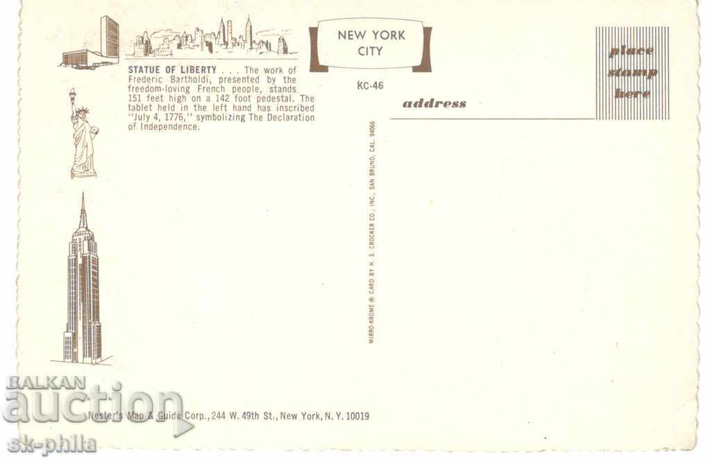 Old Postcard - New York, Statue of Liberty with price 1.00 BGN | € 0.51 Old Postcard - New York, Statue of Liberty with price 1.00 BGN | € 0.51