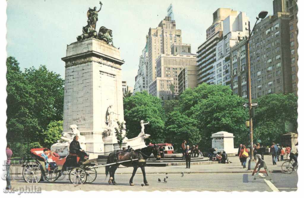 Παλιά κάρτα - Νέα Υόρκη, Fattoin στο Central Park
