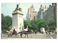 Old card - New York, Fattoin in Central Park