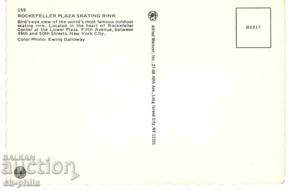 Old postcard - New York, Ice skating rink with price 0.70 BGN | € 0.36 Old postcard - New York, Ice skating rink with price 0.70 BGN | € 0.36