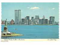 Old postcard - New York, Twin Towers