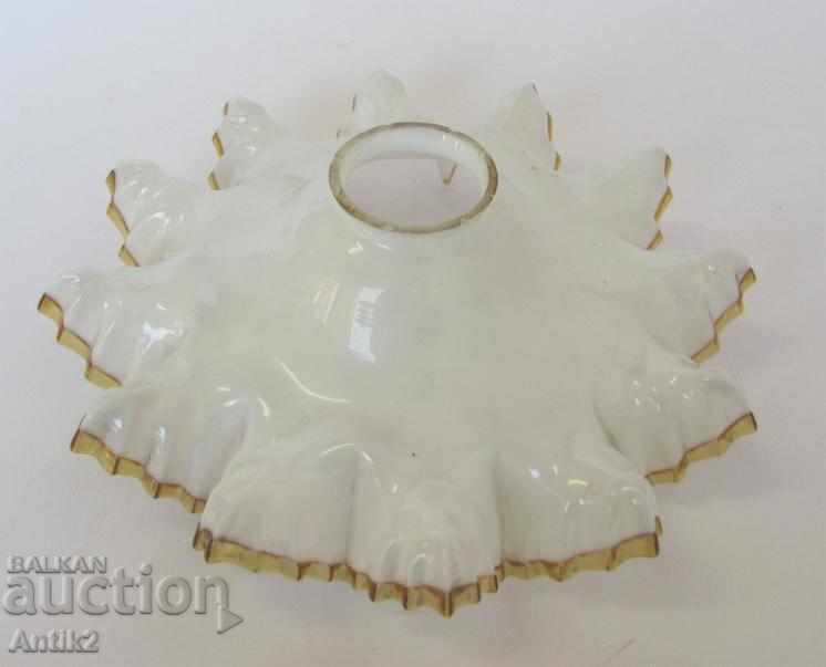 The 30 Art Deco Oranium Warm Crystal Glass Lampion - 6