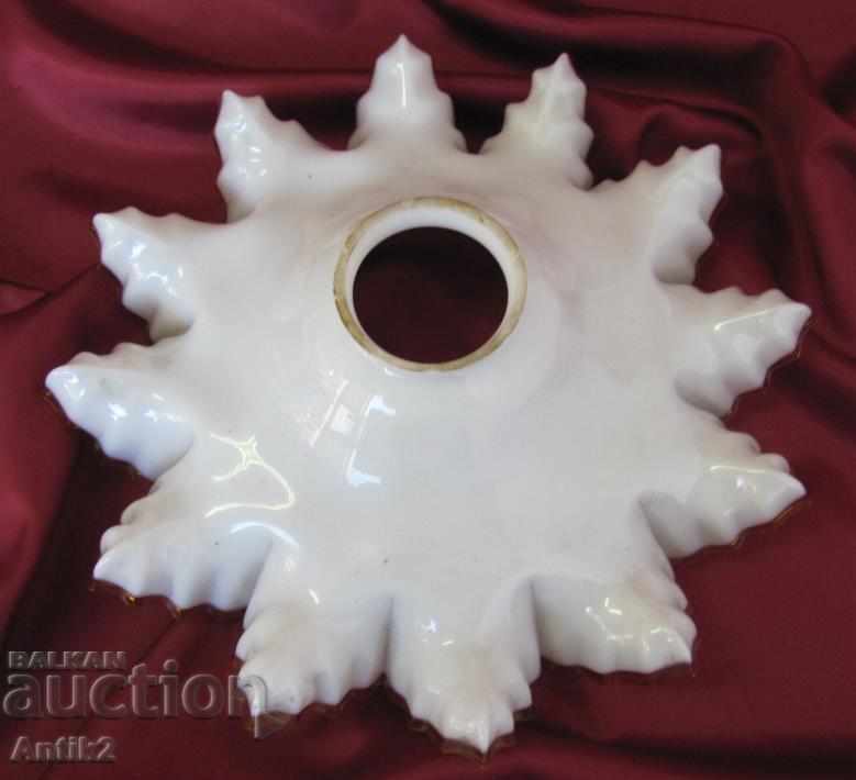 The 30 Art Deco Oranium Warm Crystal Glass Lampion - 7