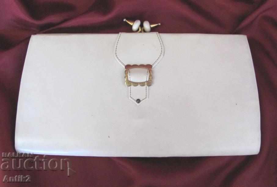Auction The 30 Art Deco Ladies Bag, White-White Auction The 30 Art Deco Ladies Bag, White-White