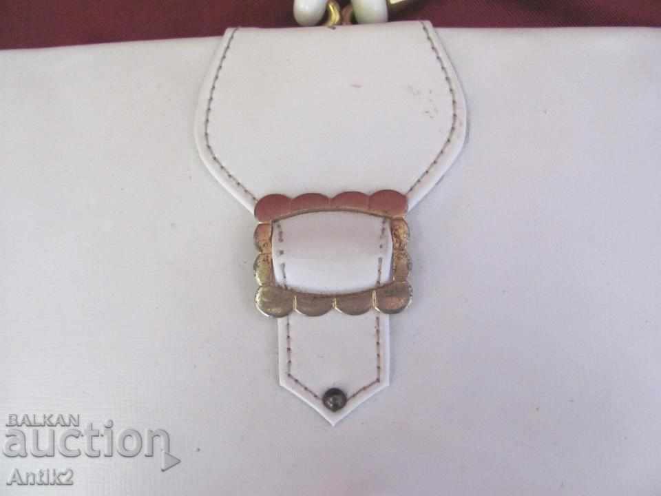 Delivery of The 30 Art Deco Ladies Bag, White-White Delivery of The 30 Art Deco Ladies Bag, White-White