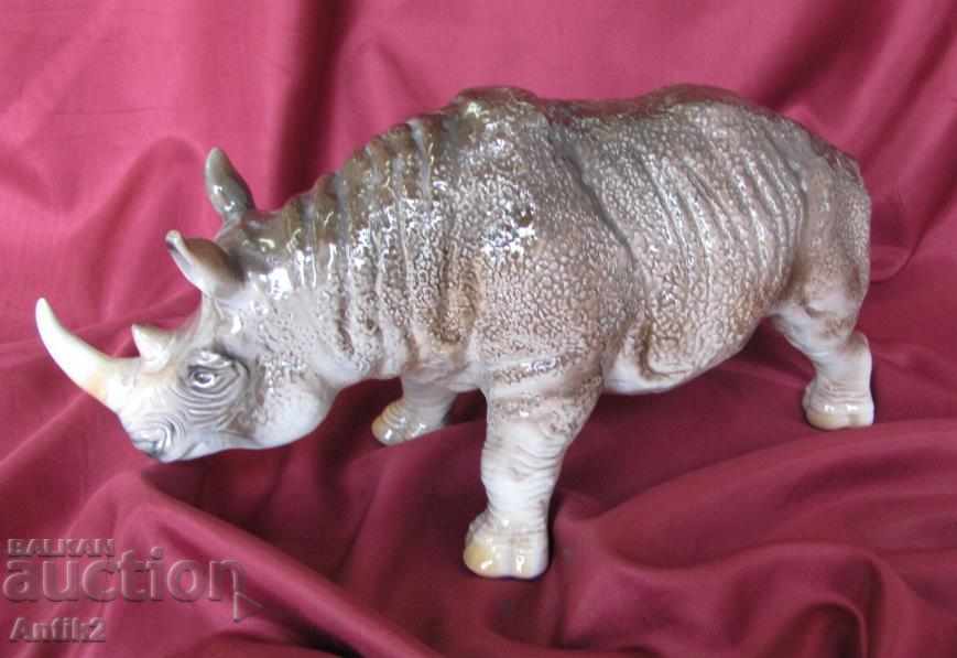 20 Porcelain Figure - Rhinoceros Large with price 600.00 BGN | € 306.78 20 Porcelain Figure - Rhinoceros Large with price 600.00 BGN | € 306.78