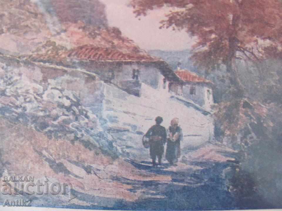 20s Old Print Picture T. OBER BAUER with price 50.00 BGN | € 25.56