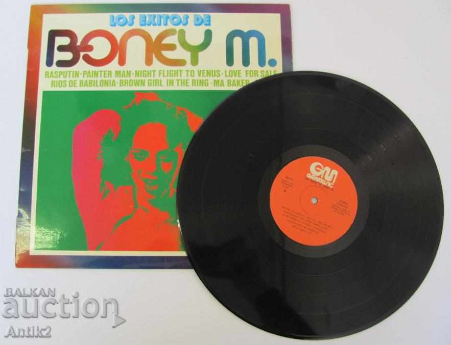 Auction 1978 Plate BONEY-M Auction 1978 Plate BONEY-M