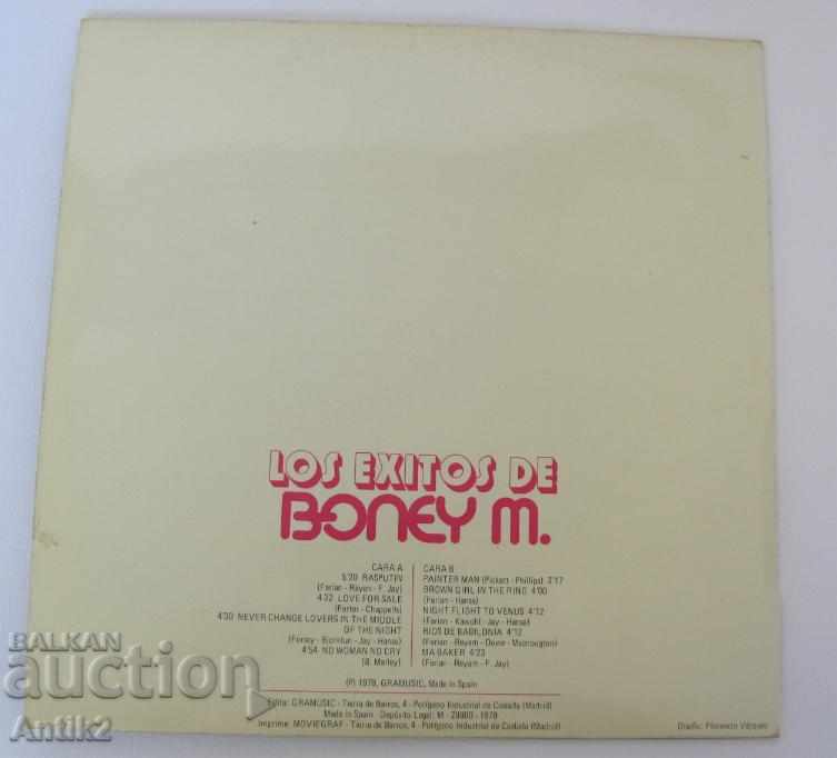 1978 Plate BONEY-M - 6 1978 Plate BONEY-M - 6