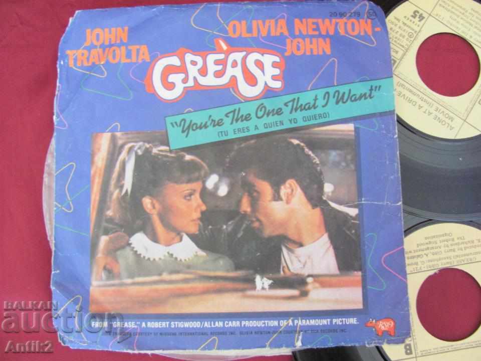 1978. Dublu album Placi JOHN TRAVOLTA și OLIVIA NEWTON JOHN cu preț 96.00 BGN | € 49.08