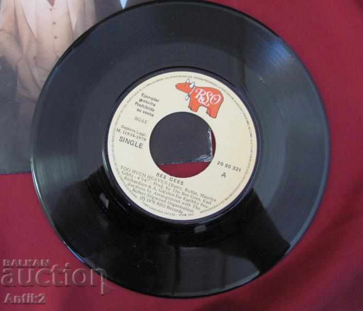 Auction 1979g. Plate BEE GEES Auction 1979g. Plate BEE GEES