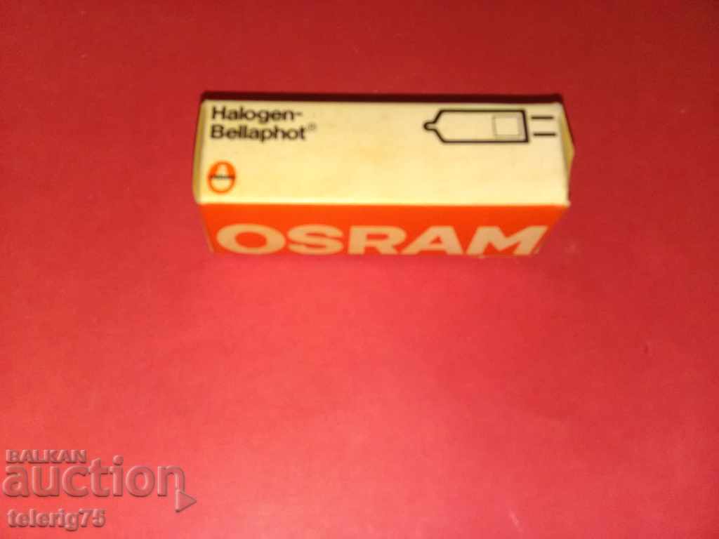 Γερμανικός λαμπτήρας αλογόνου OSRAM Διαφανείς-12V, 100W, GY6.35