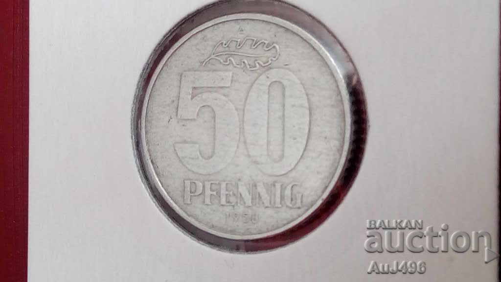 Auction 50 PFENNIG 1958 (VF) * Auction 50 PFENNIG 1958 (VF) *