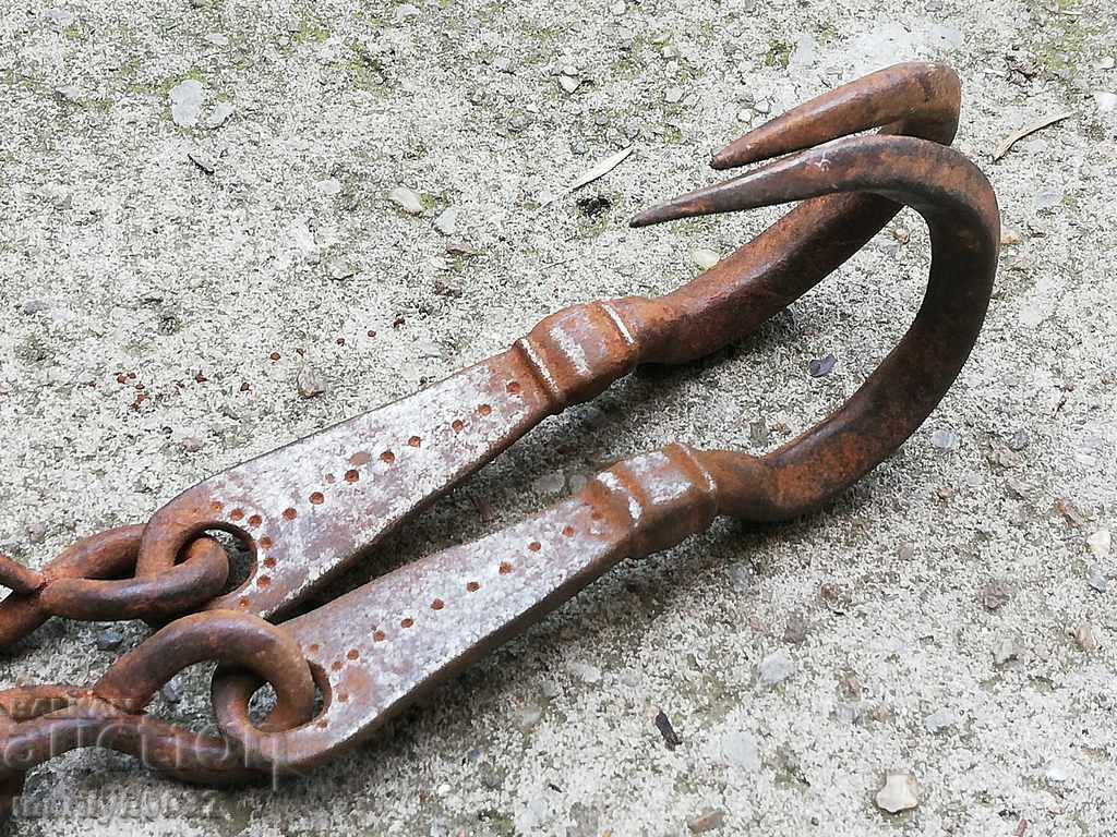 Παράδοση Οθωμανικές ζυγαριές Μικρό βάρος ζυγίζει σφυρήλατο σίδερο