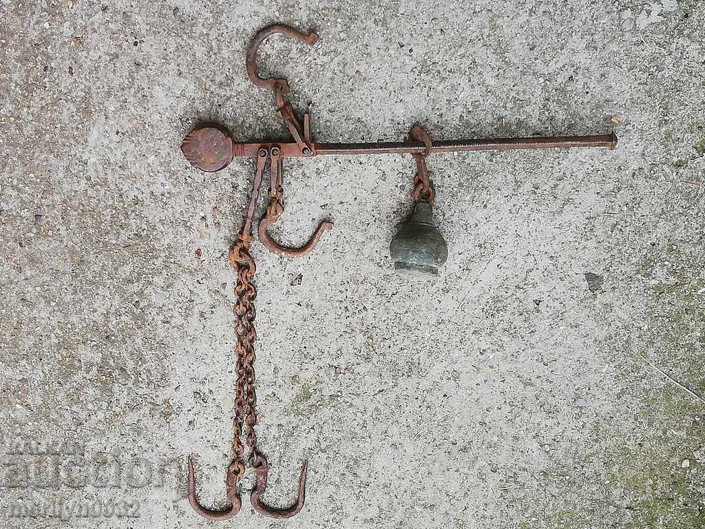 Delivery of Ottoman weighing scales SMALL weight scales forged iron