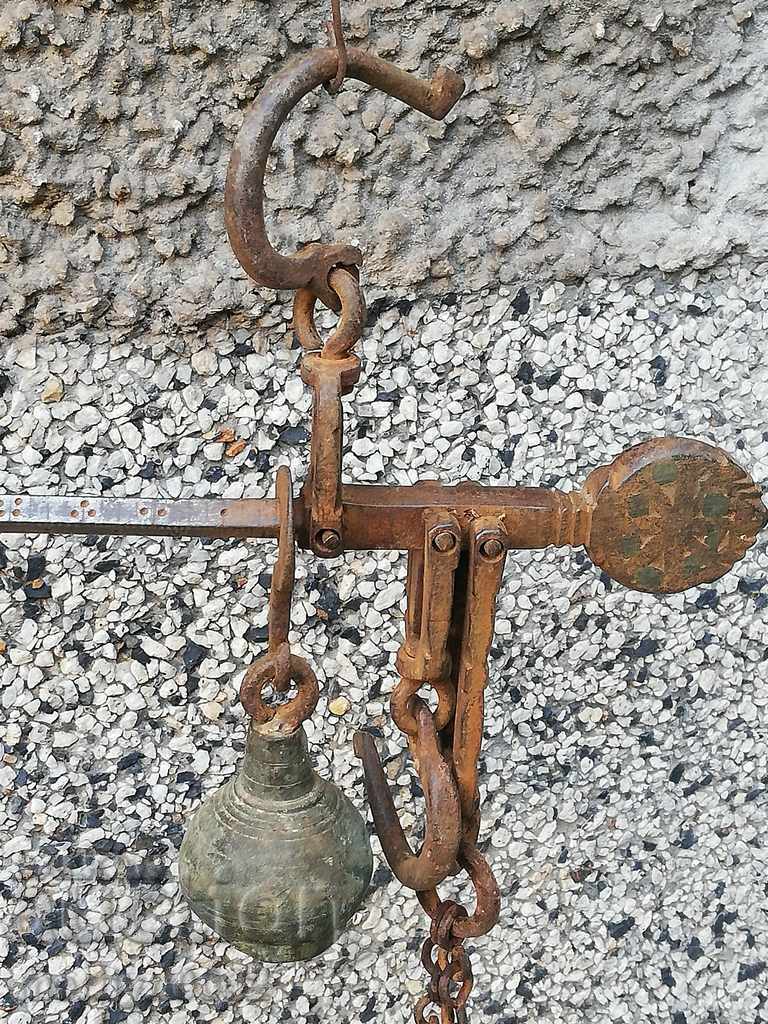 Ottoman weighing scales SMALL weight scales forged iron - 7