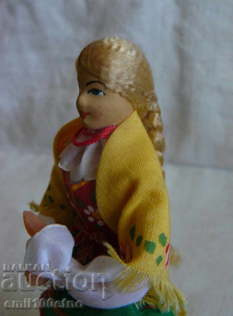 Handcrafted doll in national costume Poland - 7 Handcrafted doll in national costume Poland - 7