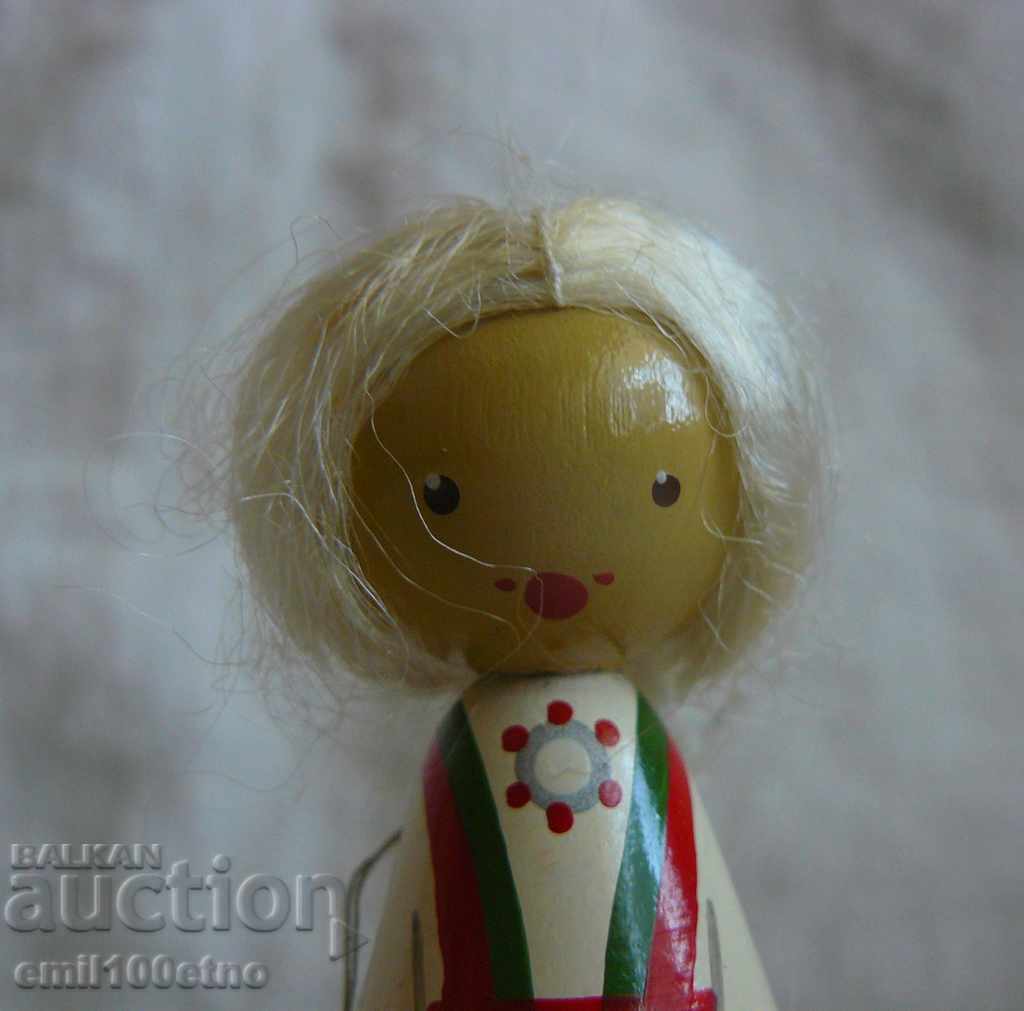 Crafted wooden doll USSR - SALVO made in USSR with price 7.00 BGN | € 3.58 Crafted wooden doll USSR - SALVO made in USSR with price 7.00 BGN | € 3.58