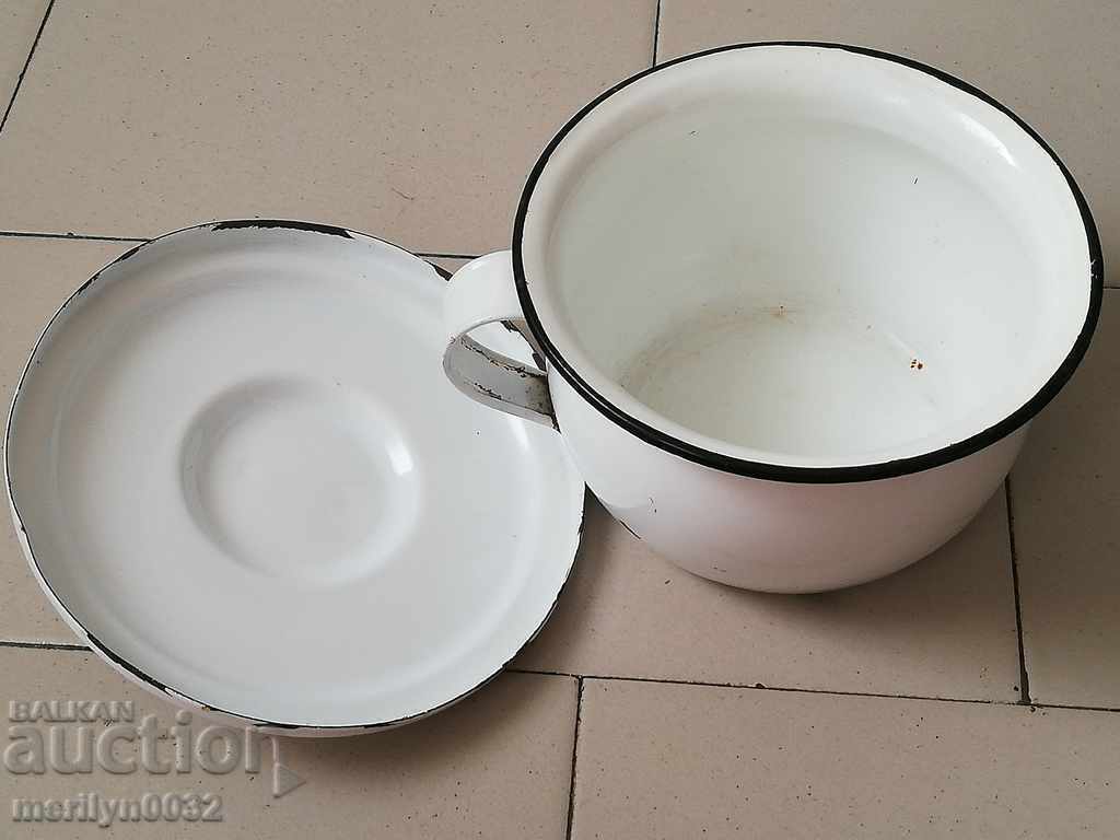 Enameled pot, pot, enameled pot, lid, NRB enamel - 7 Enameled pot, pot, enameled pot, lid, NRB enamel - 7