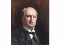 Portrait of Sir Henry James - painting