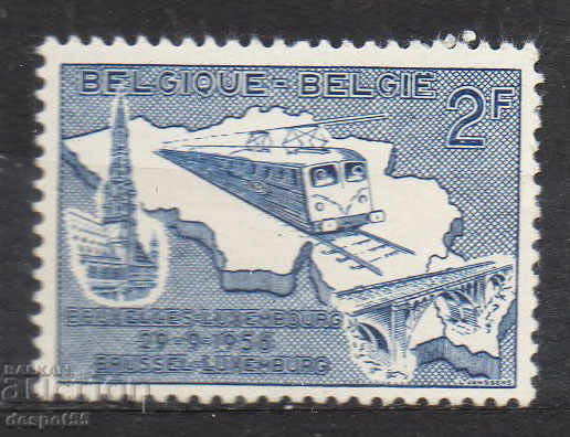 1956. Belgia. Căile Ferate Bruxelles-Luxemburg.