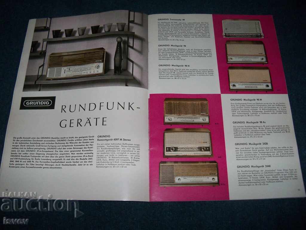 Original catalog of GRUNDIG from 1966. for radio, TVs - 5