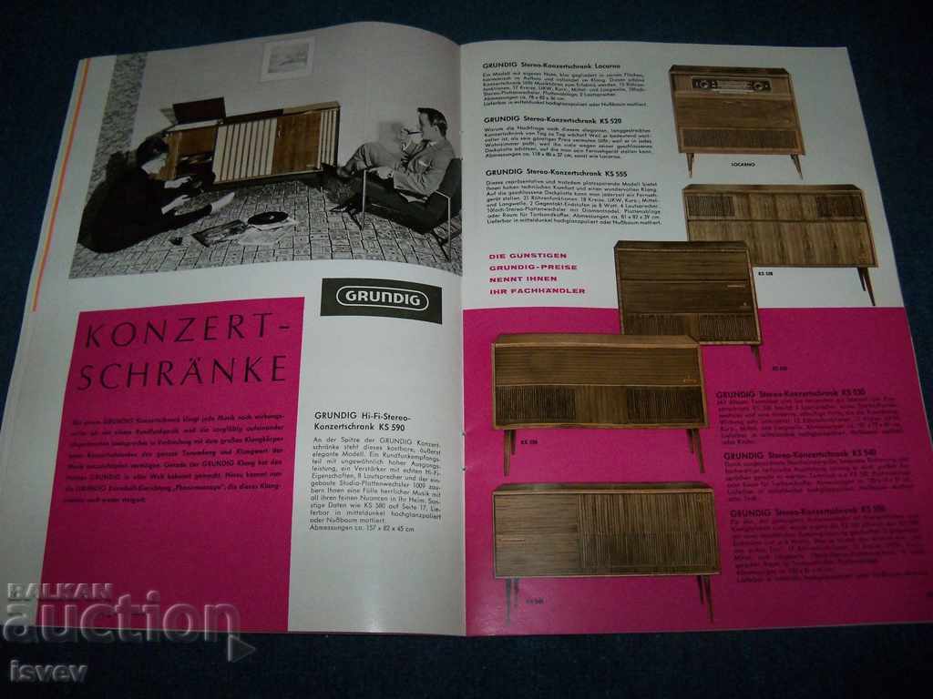 Original catalog of GRUNDIG from 1966. for radio, TVs - 7