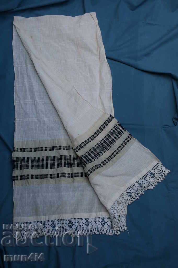 Автентична стара кърпа месал пешкир носия кенар 241