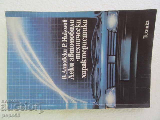 AUTOTURISME - SPECIFICAȚII TEHNICE - 1988