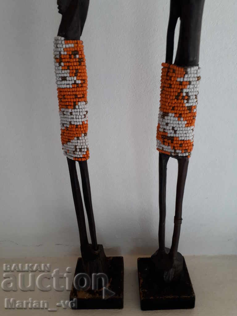 Două figuri africane de abanos cu preț 50.00 BGN | € 25.56