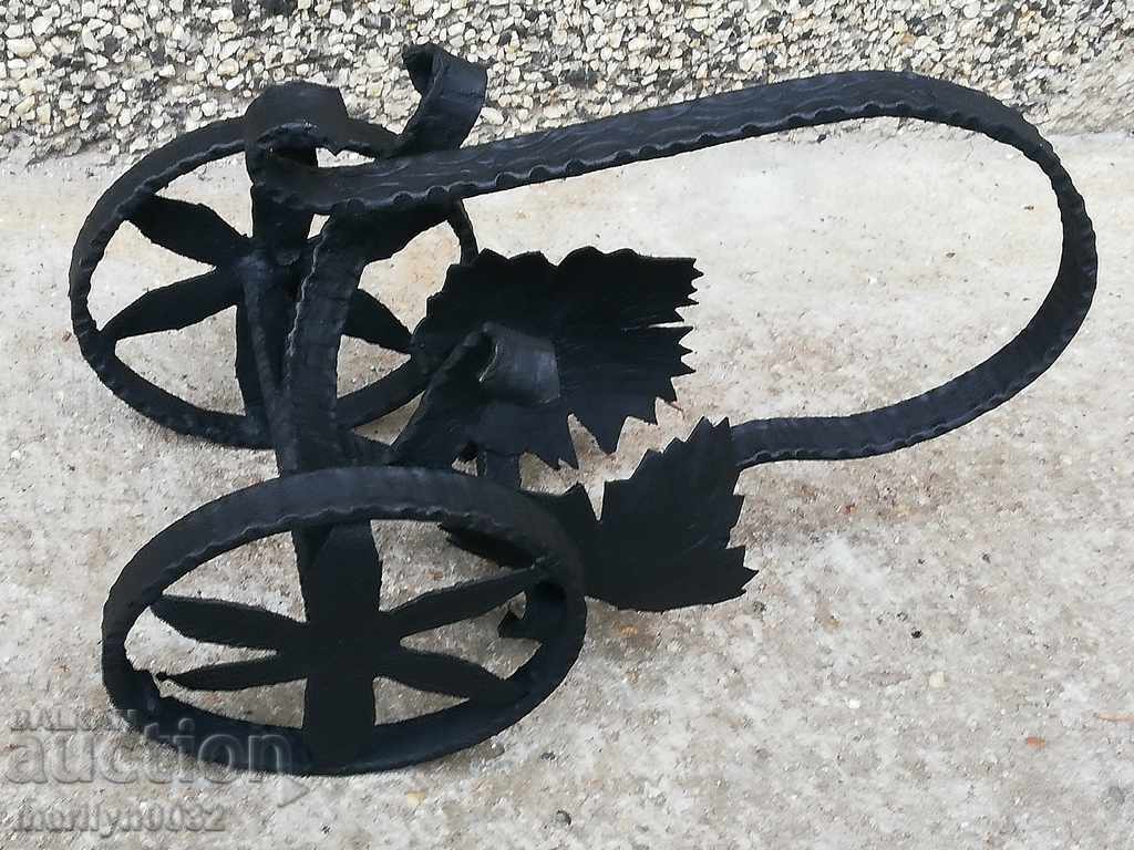 Wine stand wrought iron fancy metal