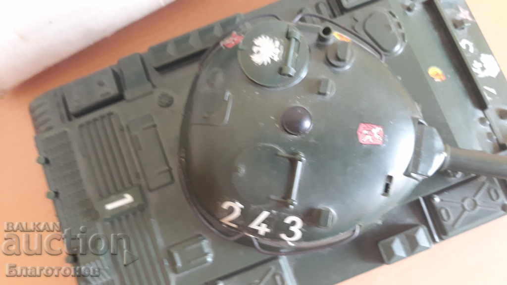 Delivery of Old German Toy Tank Delivery of Old German Toy Tank