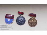 Medals ordered badges