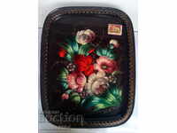 Табла за сервиране СССР с автор, р. рисувана р-р 45х35см.