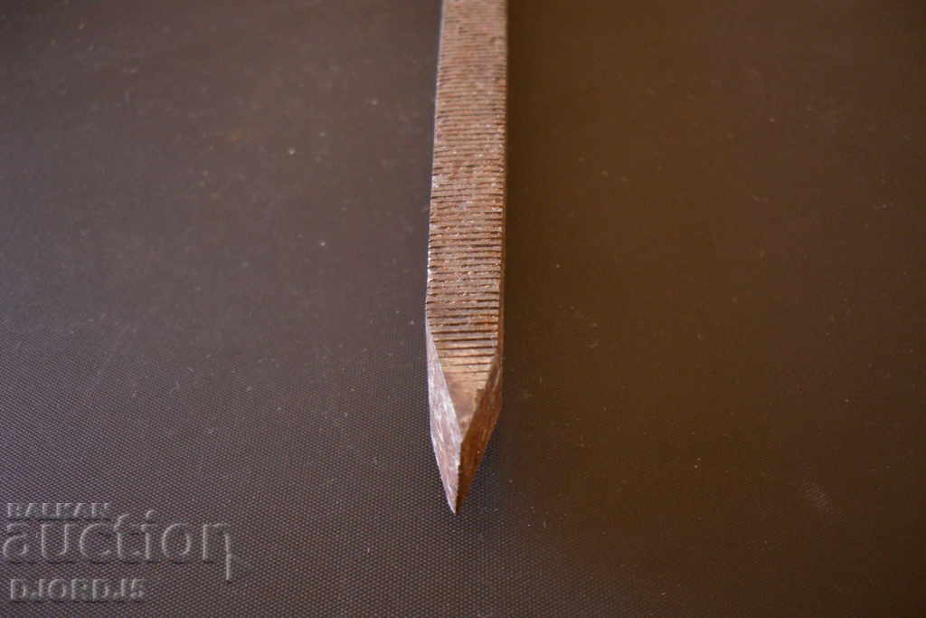 Auction  Old knife from file