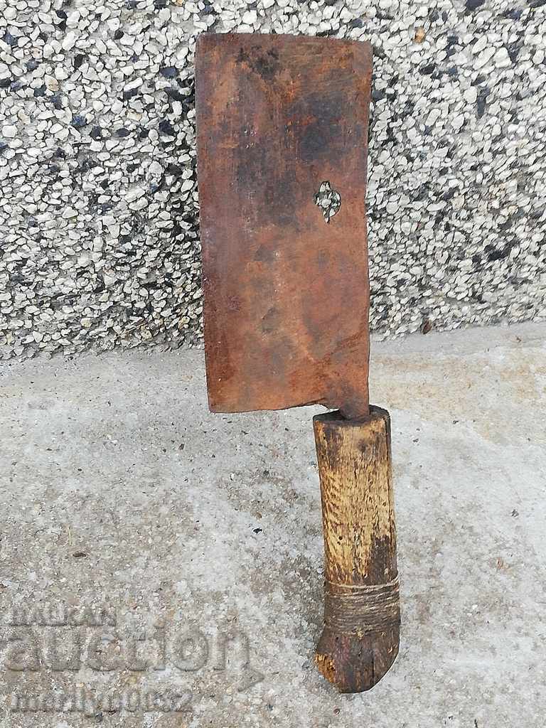 Old forged saber, ax, pole, knife, machete with price 39.00 BGN | € 19.94 Old forged saber, ax, pole, knife, machete with price 39.00 BGN | € 19.94