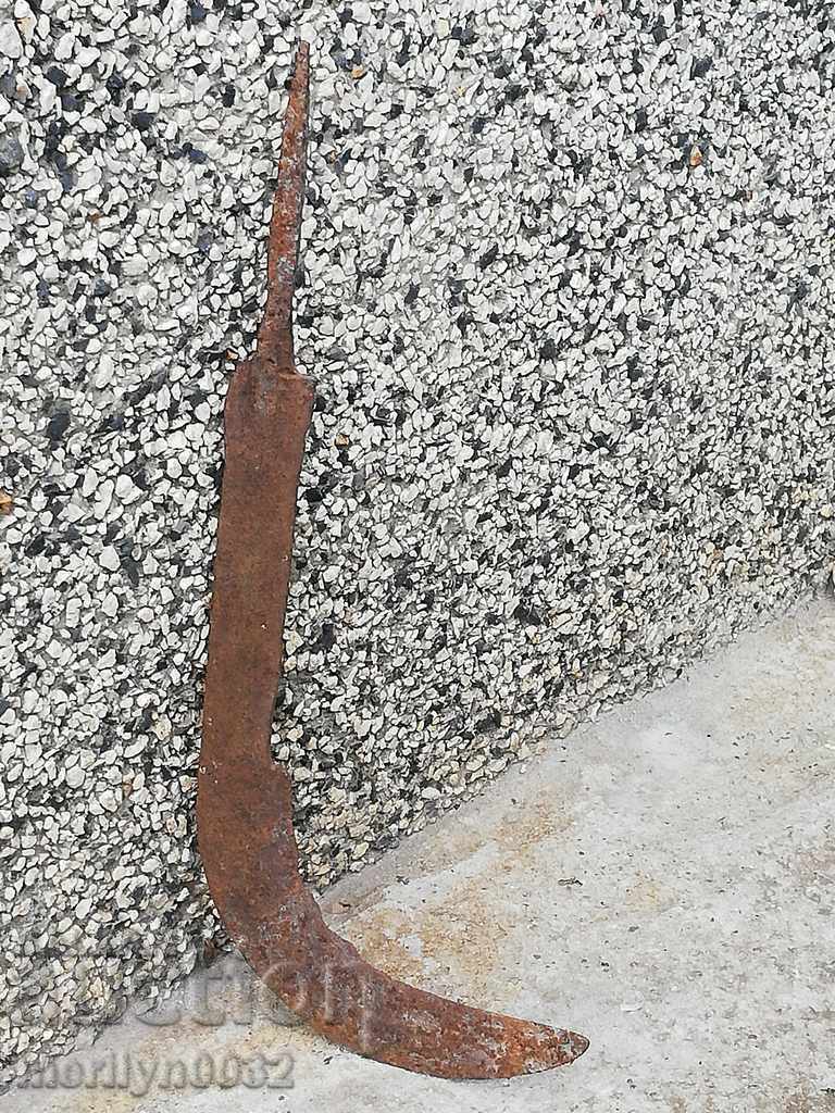 Delivery of Old handmade knife, wrought iron Delivery of Old handmade knife, wrought iron