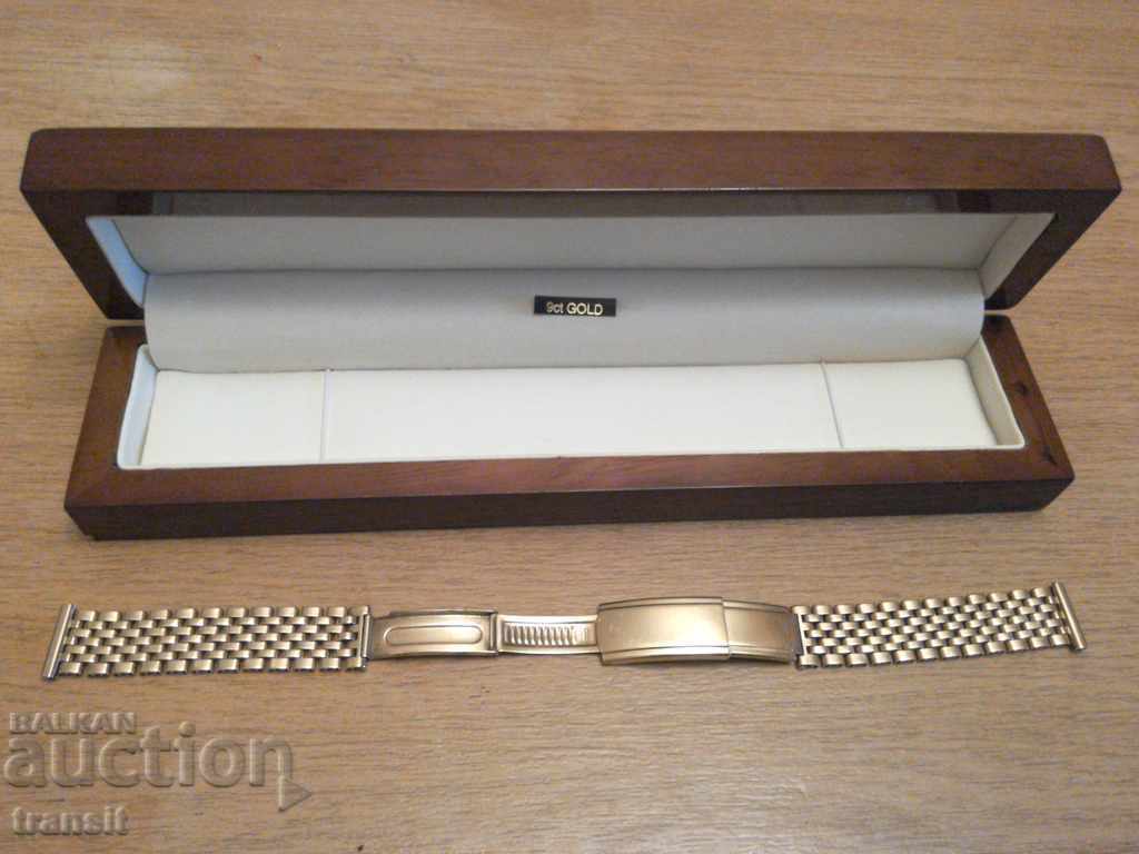 Златна верижка за часовник,Gold bracelet MONVIL 9 carat - 5
