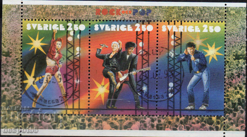 1991. Sweden. Rock and Pop music. Block.