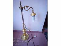 An old brass lamp