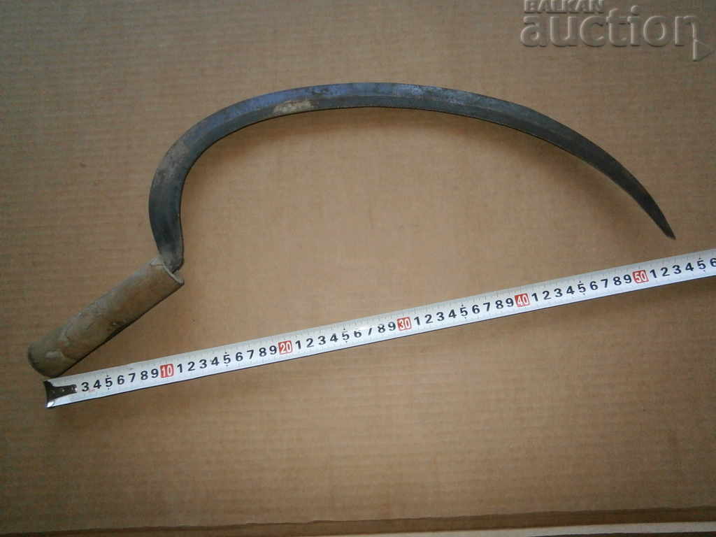 Delivery of Old forged sickle farm wrought iron tool Delivery of Old forged sickle farm wrought iron tool